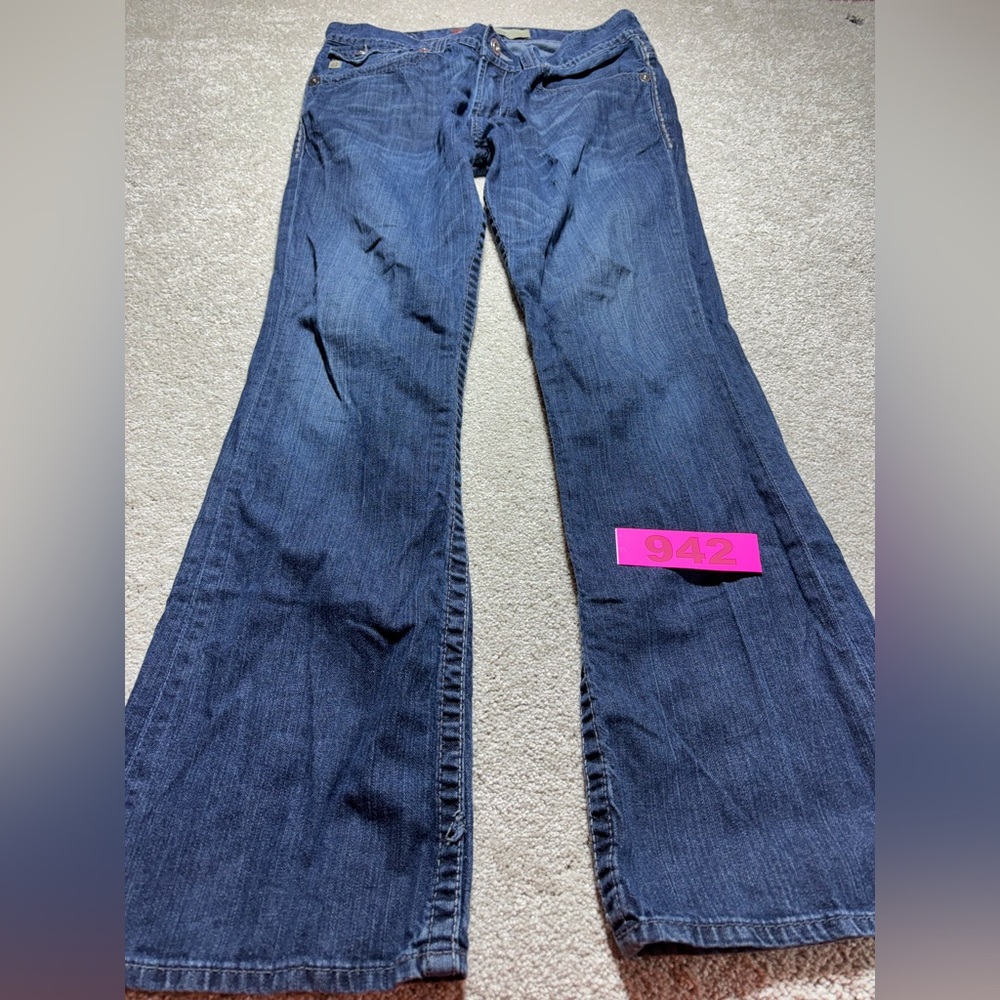 Big star men’s buckle Orion slim boot‎ cut jeans sz 33/32
